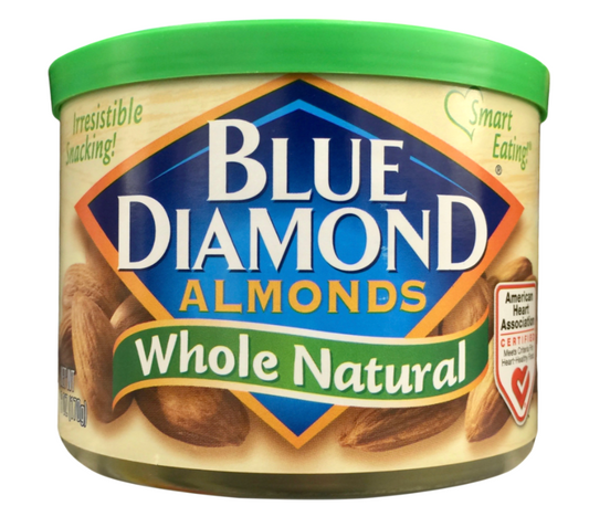 블루다이아몬드 Blue Diamond Non-GMO 홀 내추럴 아몬드 170g