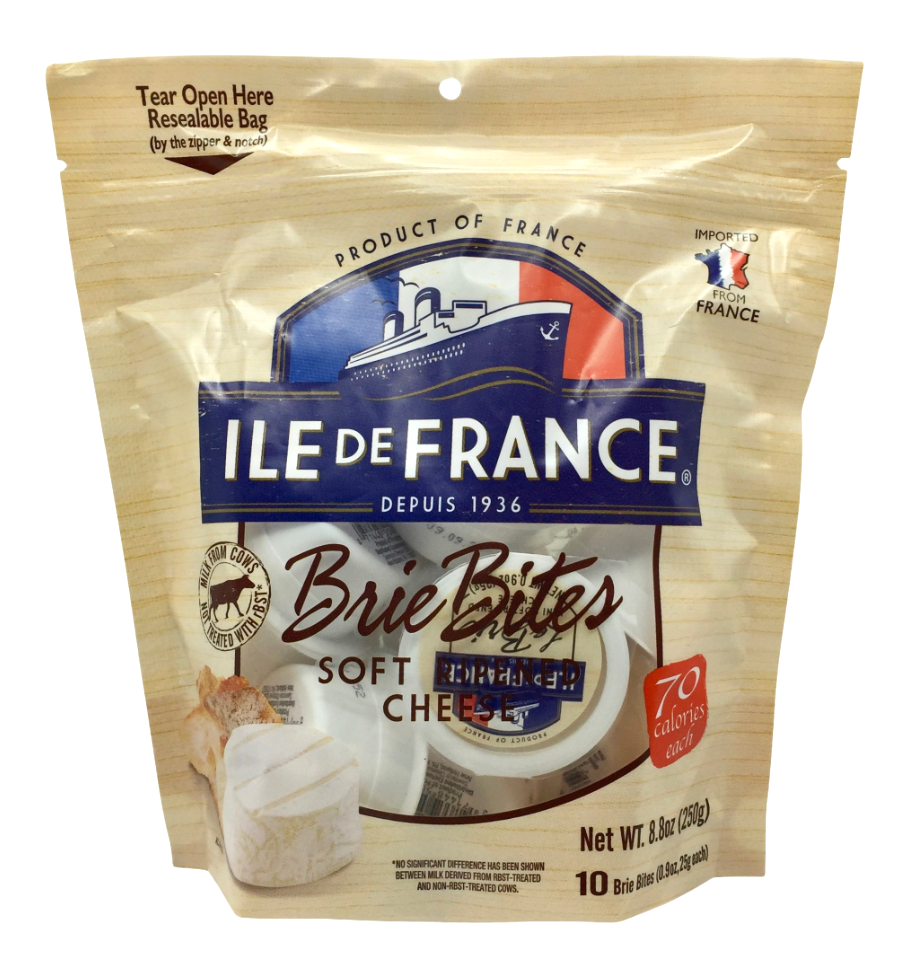 이레드프랑스 Ile de France rBST-프리 프렌치 브리치즈 바이트 25g 10pc (250g)