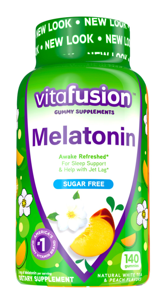 비타퓨전 VitaFusion 약물/슈가-프리 멜라토닌 1.5mg 수면유도 거미 140정