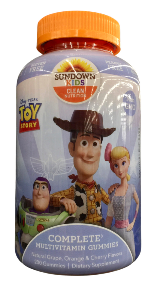 2+ 선다운 Sundown Non-GMO 키즈 컴플릿 멀티 거미 Toy Story 180정
