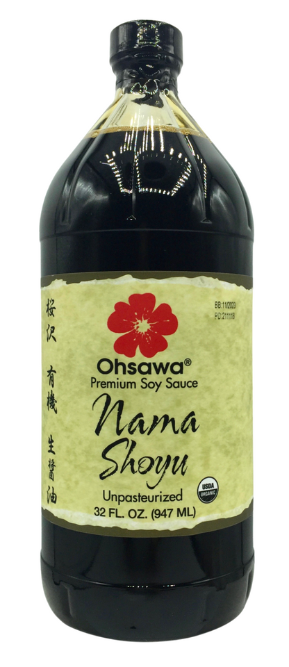 오사와 Ohsawa 유기농 나마 쇼유 간장 947ml *1200년 발효비법 일본전통 수제  간장*