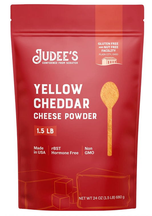 주디스 Judee's Non-GMO/rBST-프리 옐로 체다 치즈 가루 680g