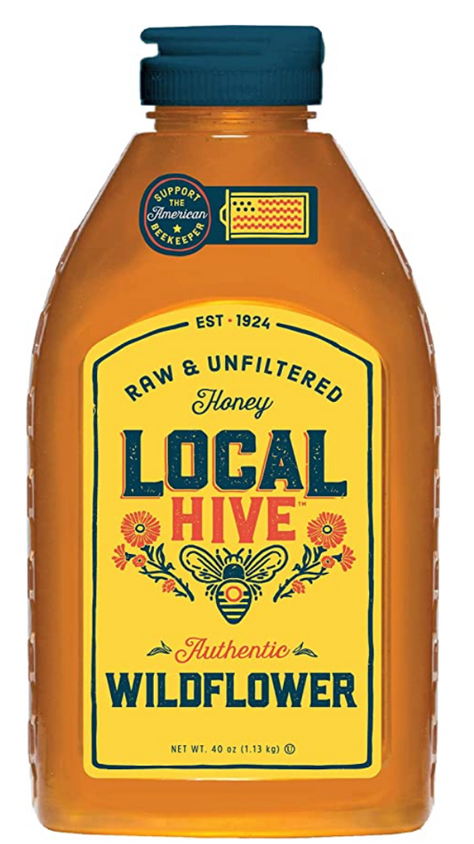 로컬하이브 Local Hive 살충제/항생제-프리 와일드 플라워 (야생화) 생 꿀 1.13kg