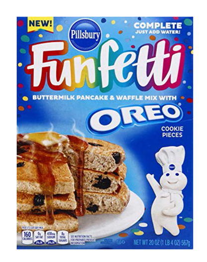 필즈베리 Pillsbury 펀페티 컴플릿 오레오 팬케잌 & 와플 믹스 567g