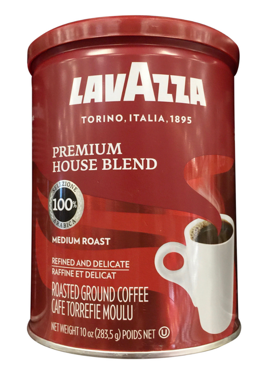 라바짜 Lavazza GMO-프리 프리미엄 하우스 블렌드 미디엄 로스트 분쇄 커피 226g