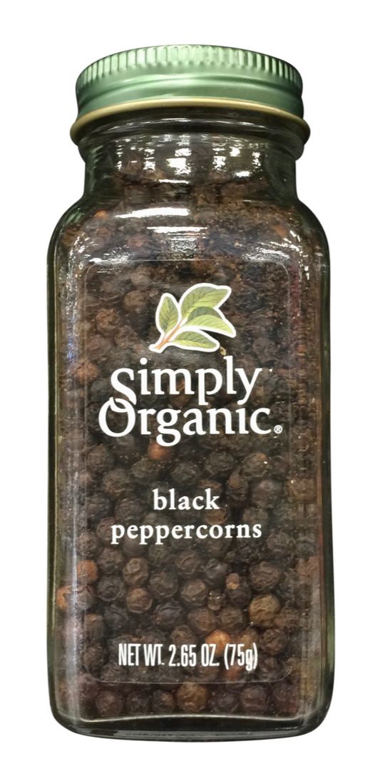 심플리오가닉 Simply Organic 유기농 블랙 페퍼콘 (통후추) 75g