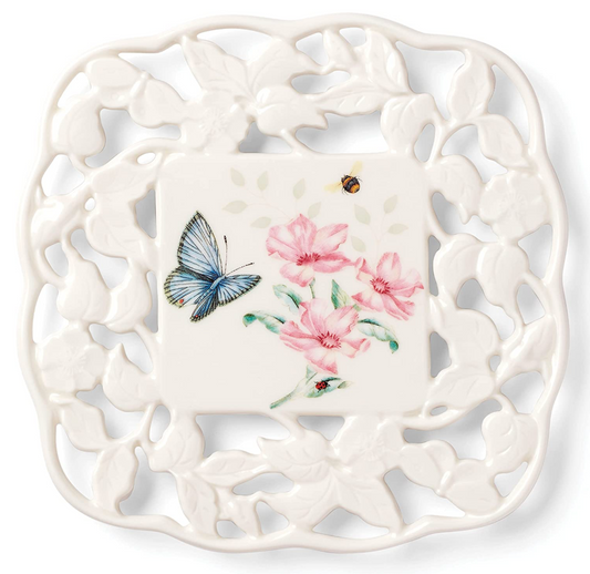 레녹스 Lenox 버터플라이 메도우 트리벳 (냄비 받침) 20 x 20cm