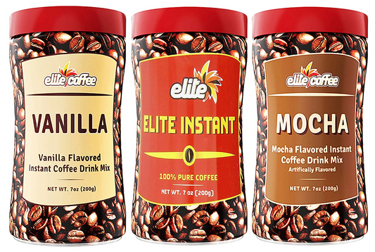 엘리트 Elite 이스라엘 인스턴트 커피 3가지 맛 200g 3ct (600g)