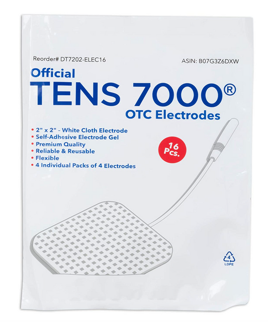 텐스 TENS 7000 텐스 물리치료기 패드 5 x 5cm 16매