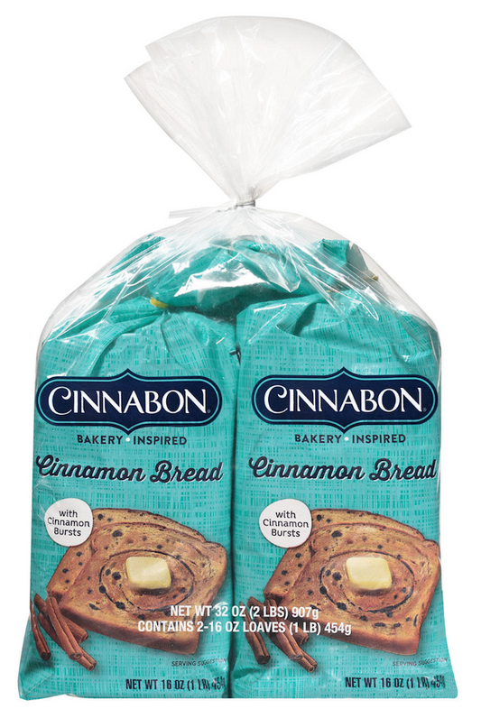 시나본 Cinnabon® 시나몬 브레드 454g 2ct (908g)