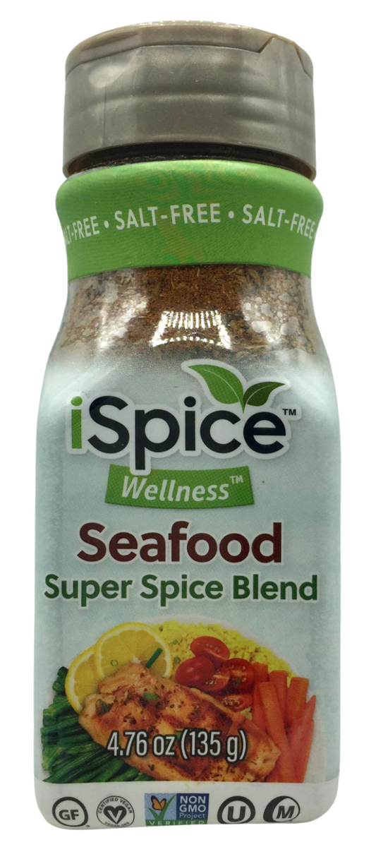 아이스파이스 iSpice Non-GMO 슈가/솔트/글루텐-프리 100% 천연 시푸드 시즈닝 135g
