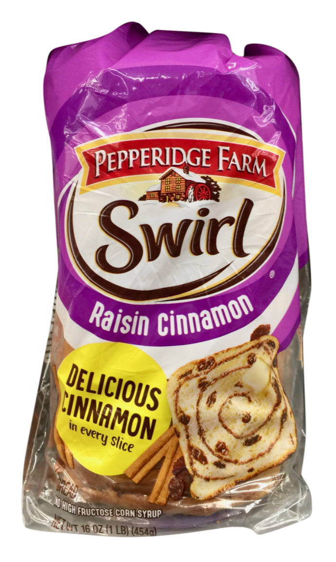 페퍼리지팜 Pepperidge Farm 스월 시나몬 건포도 식빵 454g