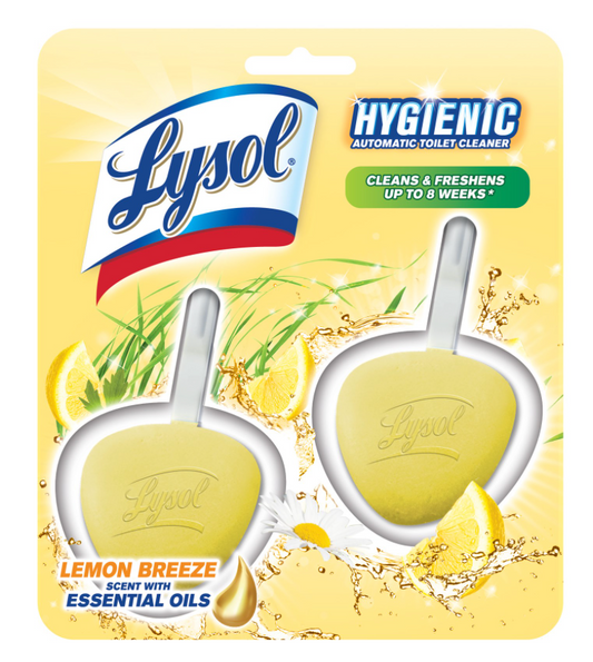 라이졸 Lysol 자동 변기클리너 Lemon Breeze 2pc
