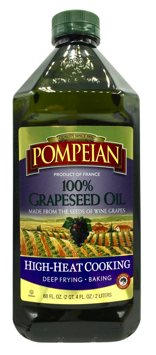 폼페이안 Pompeian Non-GMO 100% 프렌치 포도씨 오일 2L