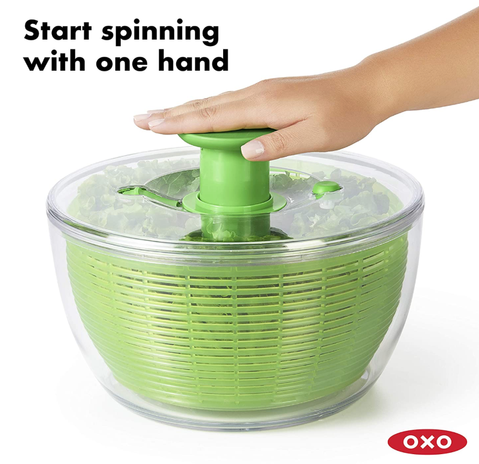 옥소 OXO BPA-프리 샐러드 스피너 (야채 탈수기) 5Qt Green