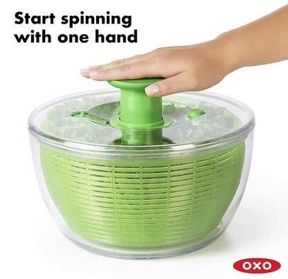 옥소 OXO BPA-프리 샐러드 스피너 (야채 탈수기) 5Qt Green