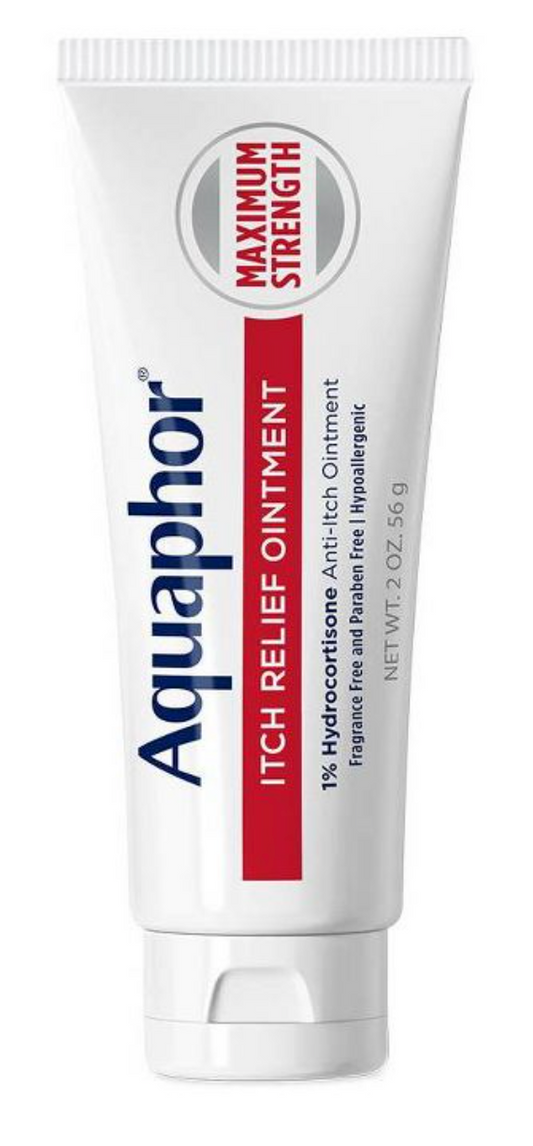 2+ 아쿠아포어 Aquaphor 파라벤-프리 12시간 안티이치 연고 56g