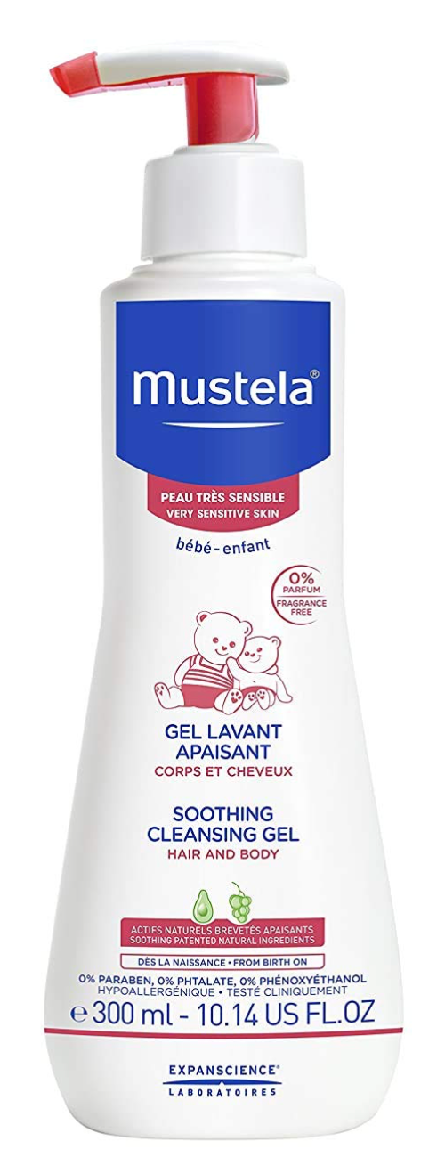 [EWG 0 등급] 머스텔라 Mustela 베이비 수딩 98% 자연유래 무향 클린징 젤 300ml