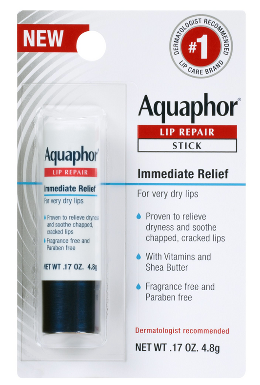 [EWG 1 등급] 아쿠아포어 Aquaphor 이미디어트 릴리프 립 리페어 스틱 4.8g