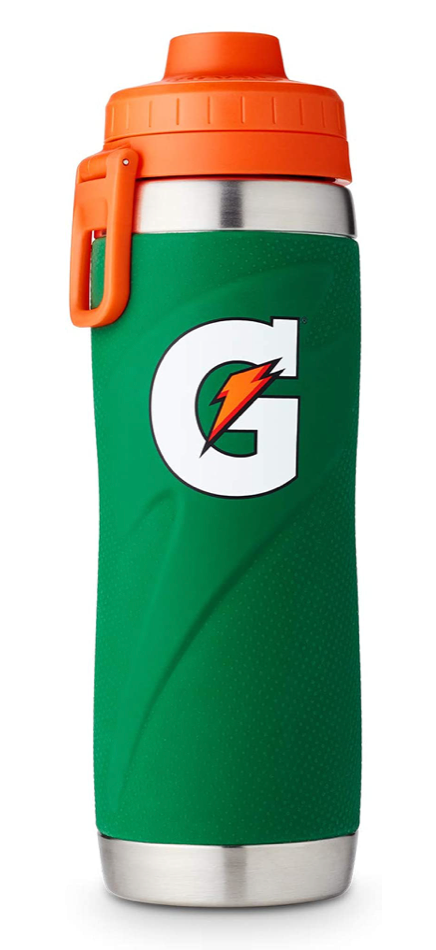 게토레이 Gatorade BPA-프리 이중벽 단열 18/8 스텐레스 스포츠 물병 26 Oz Green *Made in USA*