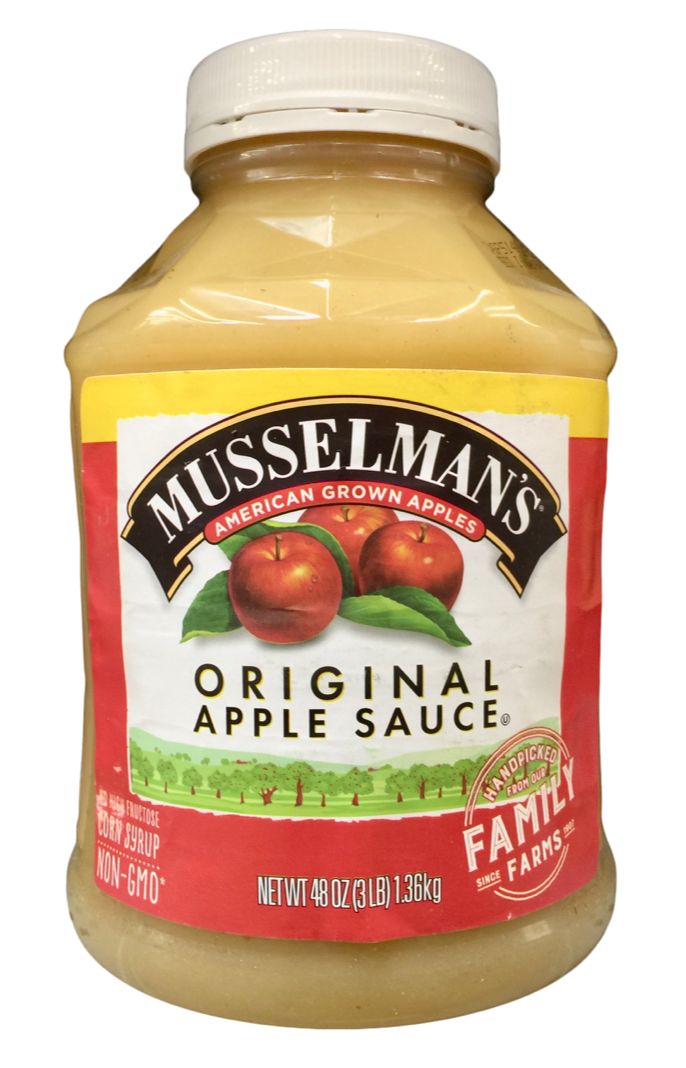 머슬맨 Musselman's Non-GMO 글루텐-프리 오리지널 애플 소스 1.36kg