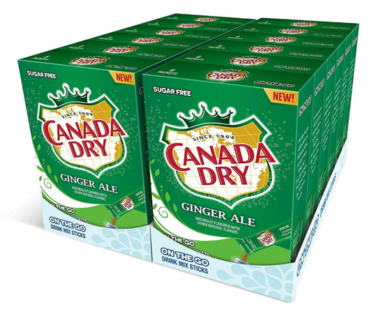 캐나다드라이 Canada Dry 슈가-프리 진저에일 드링크 믹스 6pc 12ct (72pc)