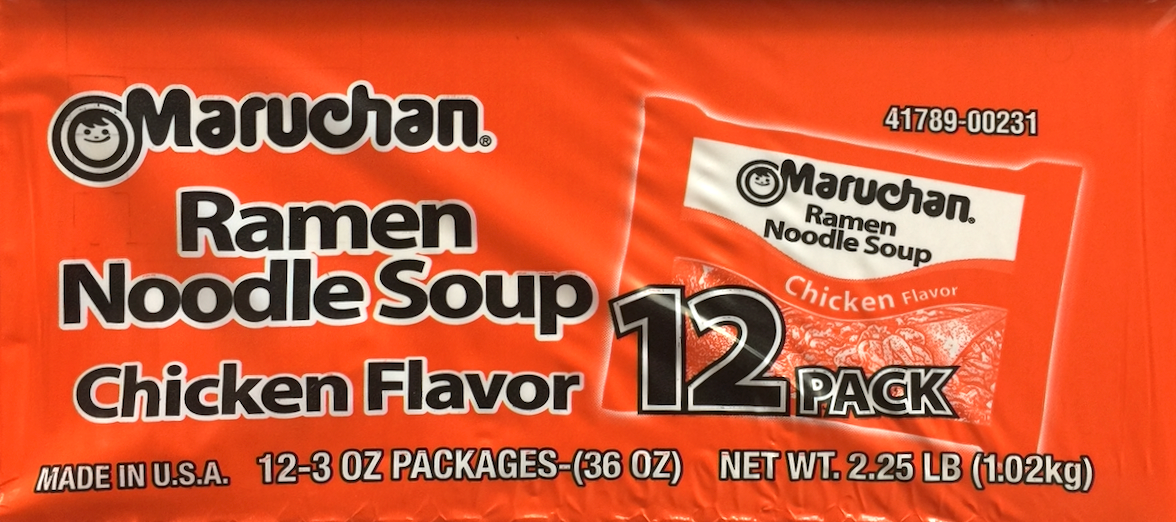 마루찬 Maruchan 치킨맛 라면 85g 12ct (1.02kg)