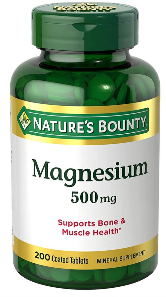 네이처스바운티 Non-GMO 마그네슘 500mg 200정