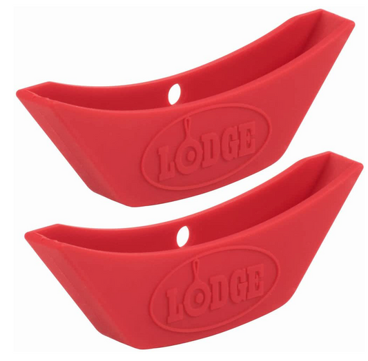 롯지 Lodge 230°C 내열 실리콘 어시스트 핸들 홀더 5.5" Red 2pc