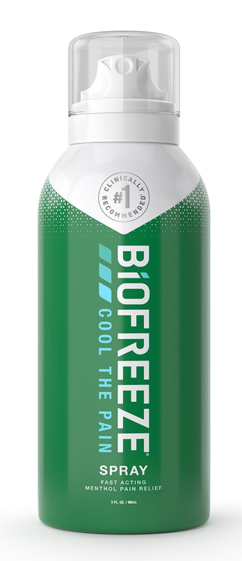 바이오프리즈 Biofreeze 멘톨 4% 관절/근육통 360° 스프레이 89ml