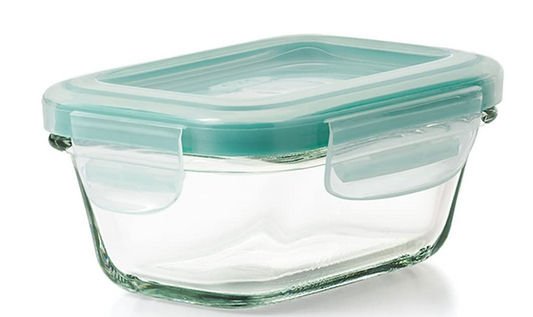 옥소 OXO 스마트씰 BPA-프리 열충격 저항 유리 밀폐용기 직사각 0.5컵/118ml