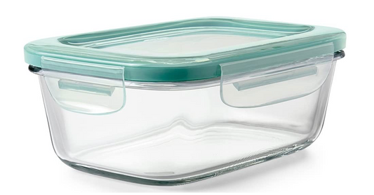 옥소 OXO 스마트씰 BPA-프리 열충격 저항 유리 밀폐용기 직사각 3.5컵/800ml