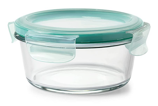 옥소 OXO 스마트씰 BPA-프리 열충격 저항 유리 밀폐용기 원형 2컵/480ml