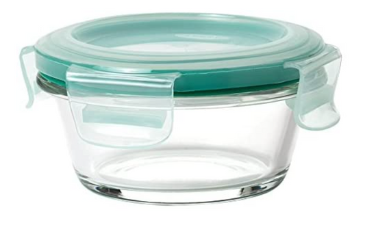 옥소 OXO 스마트씰 BPA-프리 열충격 저항 유리 밀폐용기 원형 1컵/240ml