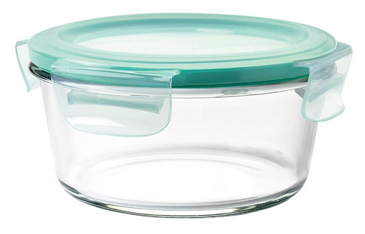 옥소 OXO 스마트씰 BPA-프리 열충격 저항 유리 밀폐용기 원형 4컵/900ml