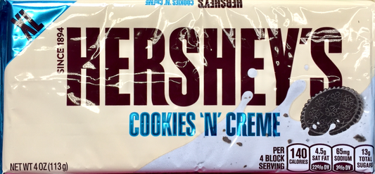 허쉬 Hershey's 쿠키 & 크림 화이트 초콜렛 113g
