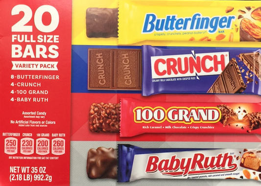 [풀사이즈팩] 네슬레 Nestle 초콜렛바 4가지맛 20ct (992g)
