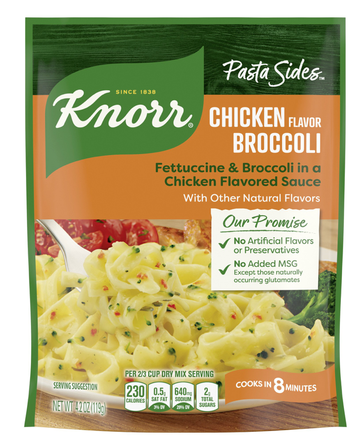 크노르 Knorr 치킨 & 브로콜리 파스타 사이드 119g