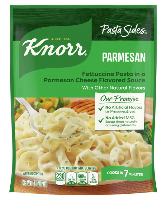 크노르 Knorr 파마산 파스타 사이드 121g 6팩 (726g)