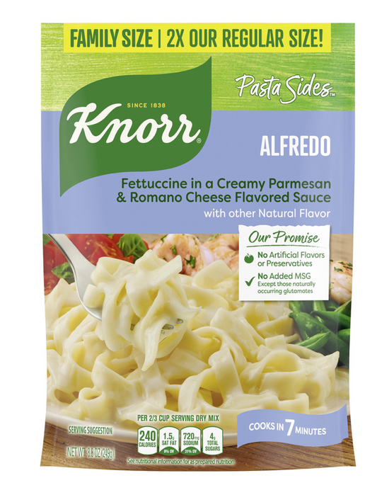 크노르 Knorr 알프레도 파스타 사이드 249g 6팩 (1.5kg)