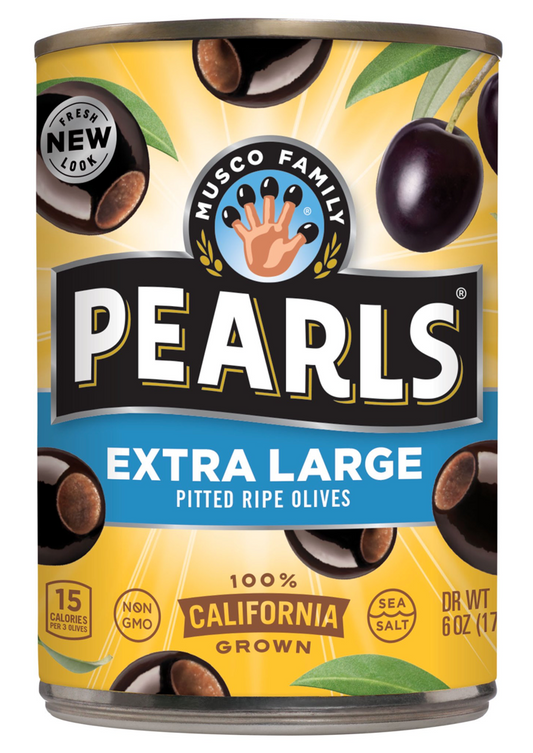 펄즈 Pearls Non-GMO 엑스트라 라지 캘리포니아 블랙 올리브 170g