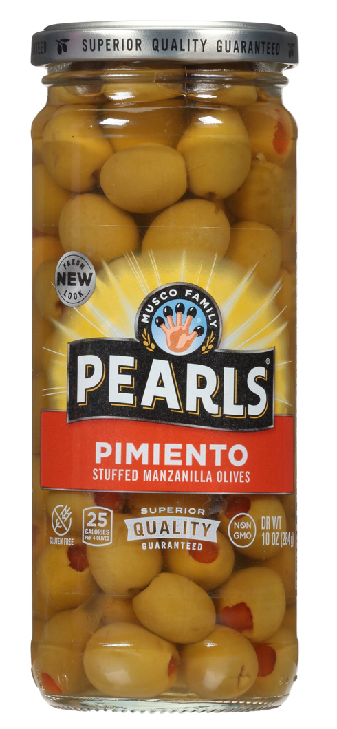 펄즈 Pearls Non-GMO 스패니시 피망 그린 올리브 284g