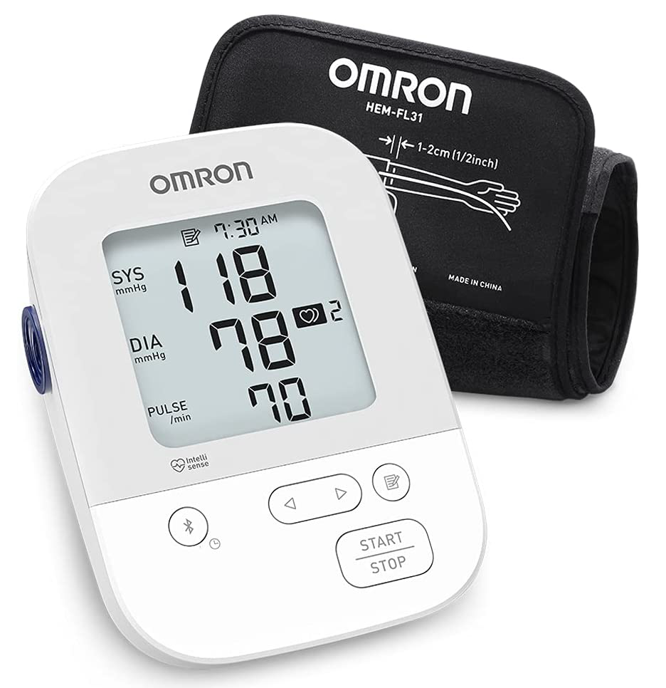 오므론 Omron 실버 와이어리스 어퍼암 혈압계 BP5250 *FDA 승인*