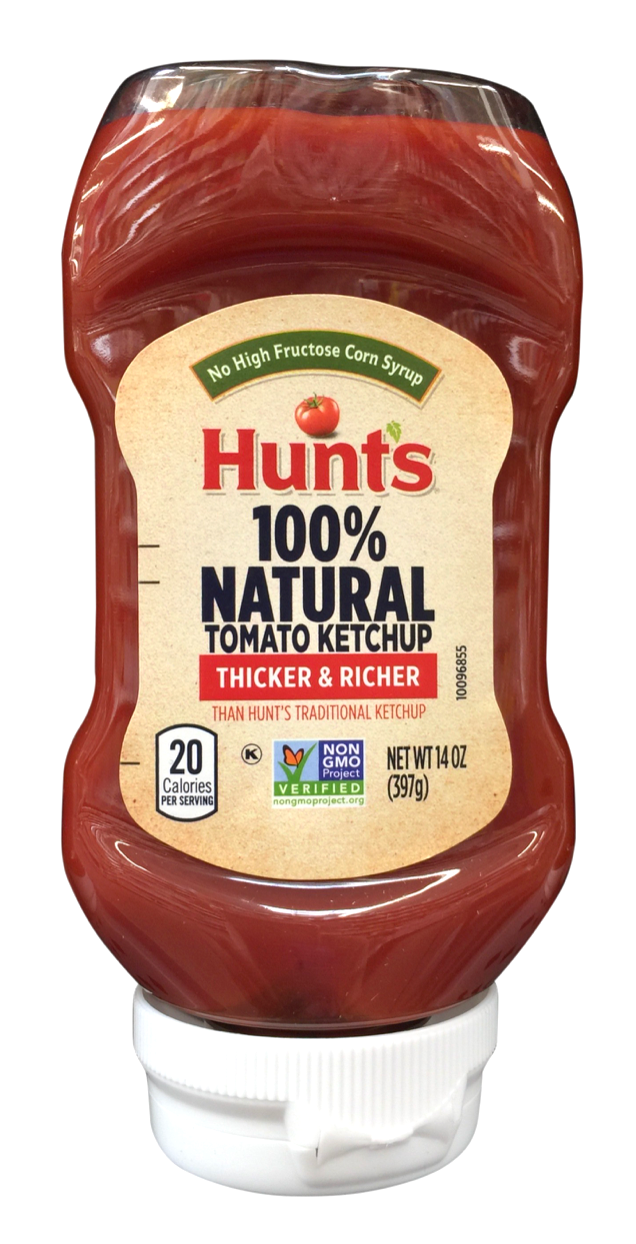 헌츠 Hunts Non-GMO 100% 내추럴 케첩 397g