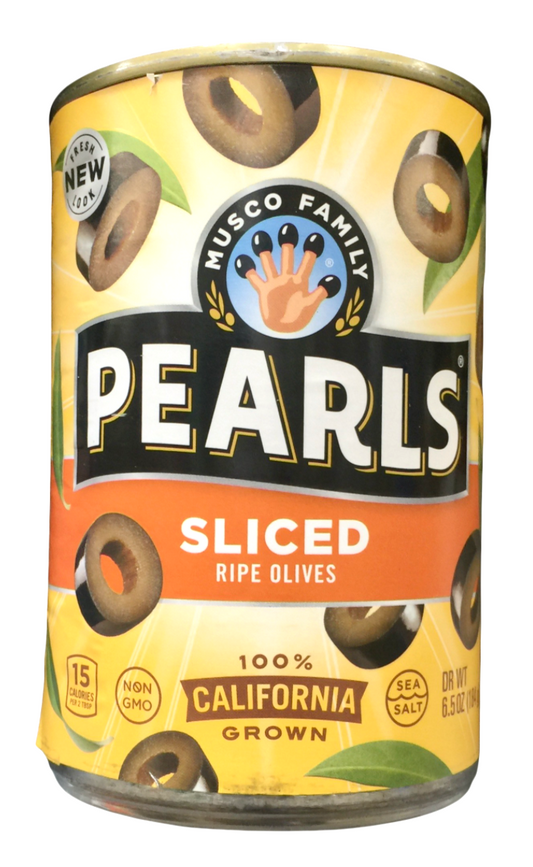 펄즈 Pearls Non-GMO 슬라이스드 캘리포니아 올리브 184g