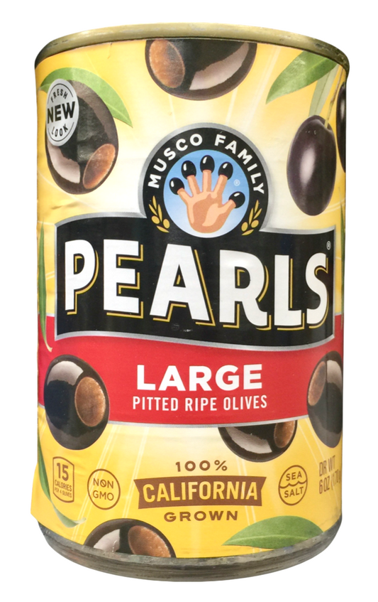 펄즈 Pearls Non-GMO 라지 캘리포니아 블랙 올리브 170g