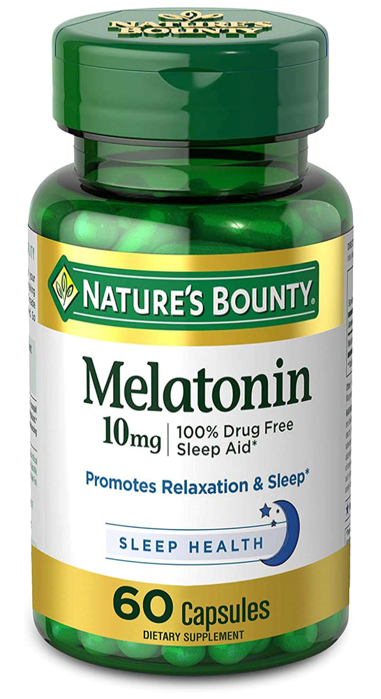 네이처스바운티 Non-GMO 약물-프리 멜라토닌 10mg 60정