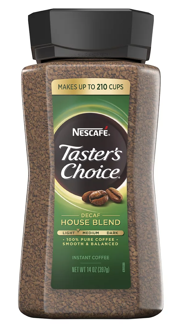 네스카페 Nescafe 테이스터스초이스 디카페인 하우스 블렌드 인스턴트 커피 397g (210잔)