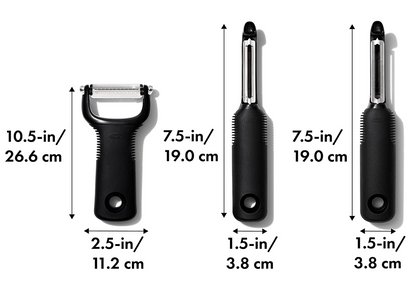 옥소 OXO BPA-프리 감자칼 3pc Black