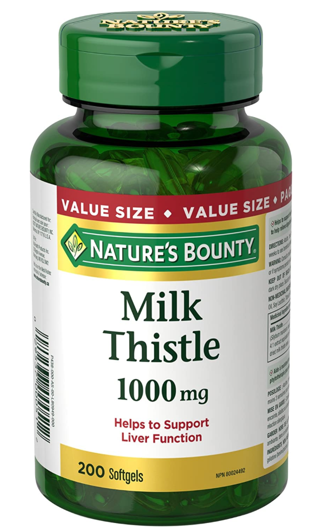 네이처스바운티 Non-GMO 밀크씨슬 1000mg 200 액정